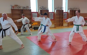 Travail des katas sous les conseils avisés de Jean-Louis