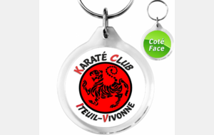 Porte clé Logo KCIV / Tigre Shotokan