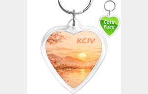 Porte clé Coeur - thème Flyer 2026
