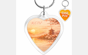 Porte clé Coeur - thème Flyer 2026