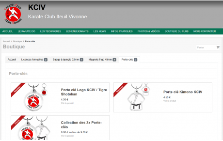 Ouverture de notre boutique